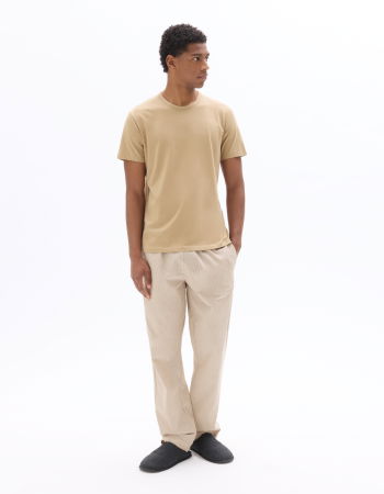 BARBATI - Pijama Bej Loose Barbati