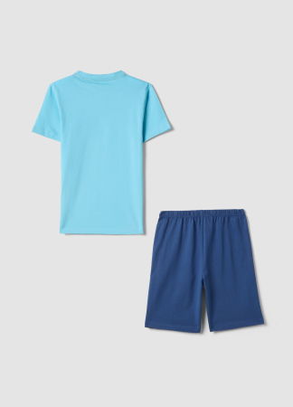 Пижамы - Пижама С Коротким Рукавом Для Мальчиков Blue/Lt Blue 10-15 Лет