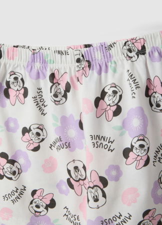 Пижамы - Пижама С Коротким Рукавом Для Девочек Bright White 3-10 Лет