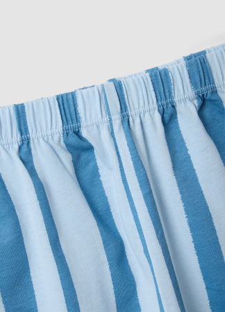 МАЛЬЧИКИ - Пижама С Коротким Рукавом Для Мальчиков Off-White/Blue 3-10 Лет