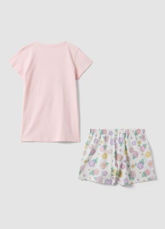 ДЕВОЧКИ - Пижама С Коротким Рукавом Для Девочек Roz/Alb 3-10 Лет