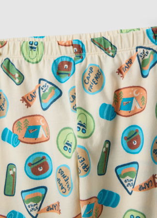 Пижамы - Пижама Для Мальчиков Stone Green 9-36 Месяцев