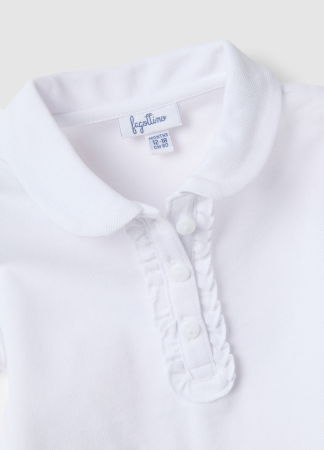 ДЕВОЧКИ - Поло Для Девочек Brilliant White 9-36 Месяцев