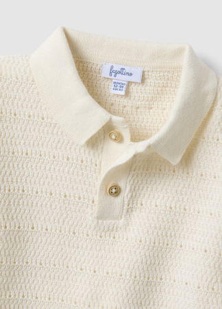 МАЛЬЧИКИ - Поло Для Мальчиков Off White 9-36 Месяцев