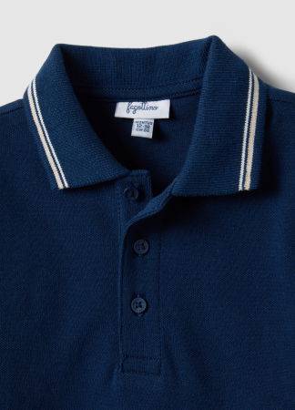 BAIETI - Polo Pageant Blue Baieti 9-36 Luni