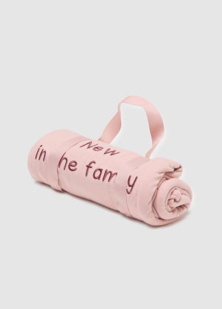 FETE - Prosop-Poncho Roz Pal Fete 9-36 Luni