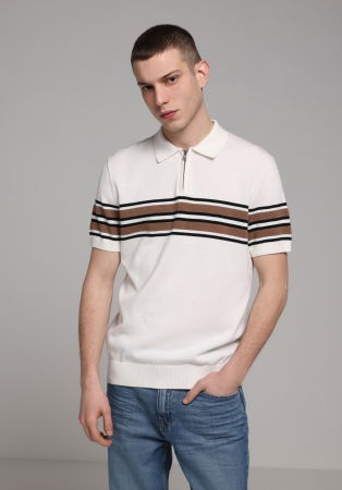 BARBATI - Pulover Alb Barbati