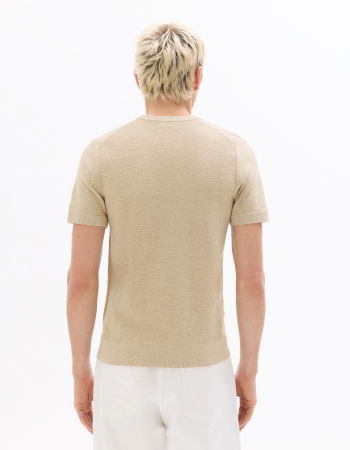 BARBATI - Pulover Bej Regular Barbati