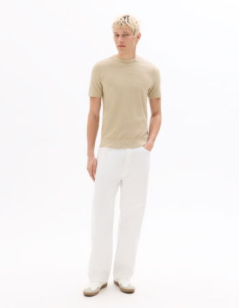 BARBATI - Pulover Bej Regular Barbati