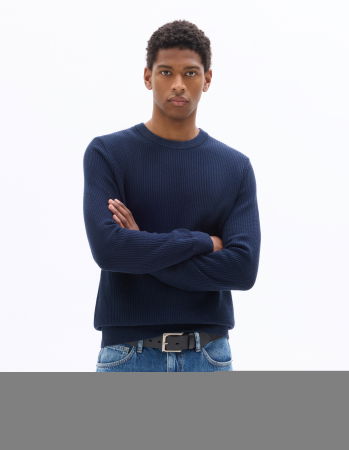 BARBATI - Pulover Bleumarin Regular Barbati