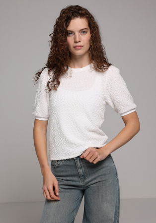 Свитера и Кардиганы - Женский Свитер С Коротким Рукавом Белый
