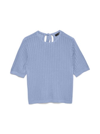 FEMEI - Pulover Cu Maneca Scurta Albastru Regular Femei