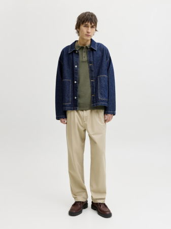 IMBRACAMINTE - Pulover Dusty Olive  Relaxed Barbati