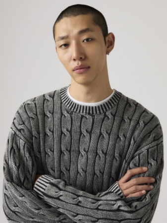 IMBRACAMINTE - Pulover Gri Inchis Regular Barbati