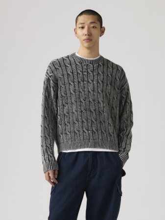 IMBRACAMINTE - Pulover Gri Inchis Regular Barbati