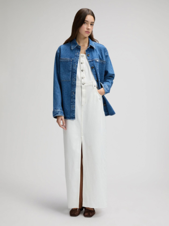 FEMEI - Rochie Alba Slim Femei