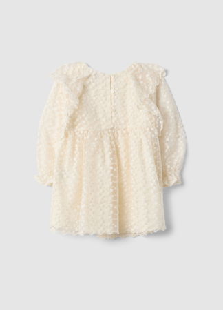 FETE - Rochie Ecru Fete 9-36 Luni