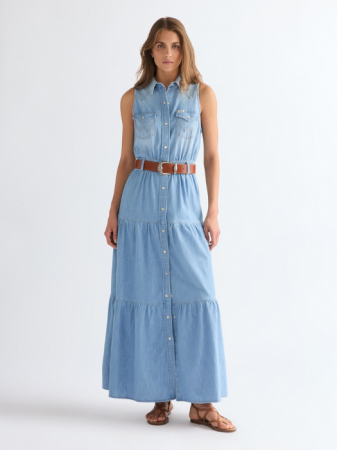 Rochii - Rochie Mavi Regular Femei