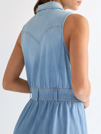 Rochii - Rochie Mavi Regular Femei