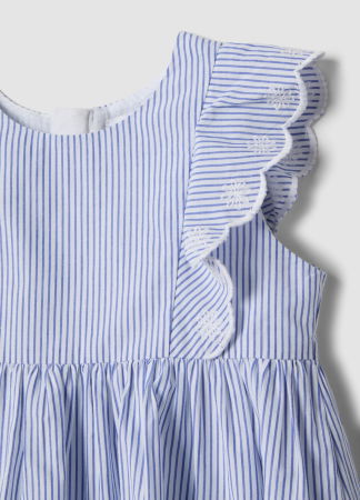 ДЕВОЧКИ - Платье Для Девочек White/Blue  9-36 Месяцев