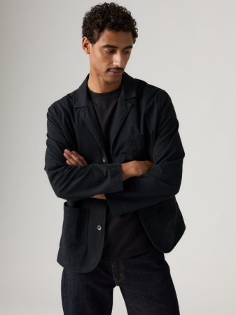 Geci si Jachete - Sacou Negru Regular Barbati