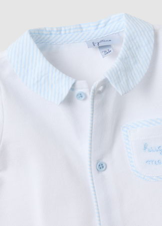 МАЛЬЧИКИ - Комбинезон Для Мальчиков Белый 0-9 Месяцев