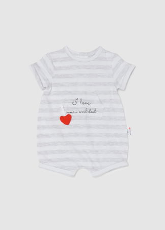 Body si Salopete - Salopeta Gri Baieti 0-9 Luni