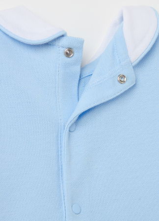 Body si Salopete - Salopeta Light Blue Baieti 0-9 Luni