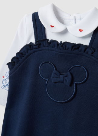 Body si Salopete - Salopeta Lucent White Baieti 0-9 Luni