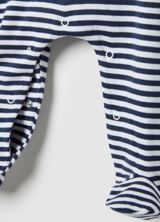 Body si Salopete - Salopeta Lucent White Baieti 0-9 Luni