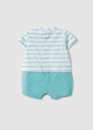 BAIETI - Salopeta Nile Blue Baieti 0-9 Luni