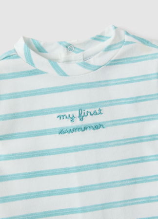 BAIETI - Salopeta Nile Blue Baieti 0-9 Luni