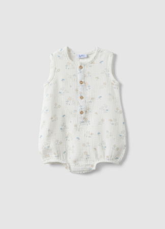 FETE - Salopeta Off White Fete 0-9 Luni