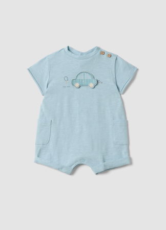 BAIETI - Salopeta Sterling Blue Baieti 0-9 Luni