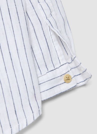 BAIETI - Set Camasa/Sorti White/Blue  Baieti 9-36 Luni