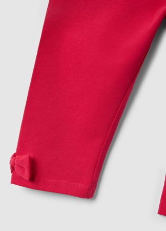 FETE - Set Tricou+Jogger White/Red Fete 9-36 Luni