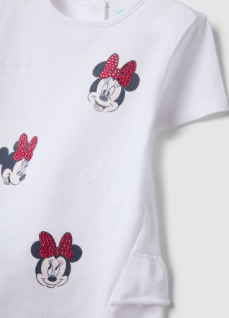 FETE - Set Tricou+Jogger White/Red Fete 9-36 Luni