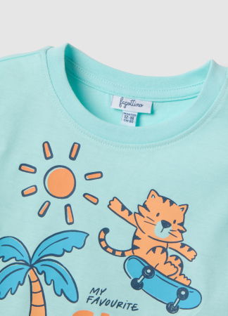 МАЛЬЧИКИ - Комплект Футболка+Шорты Для Мальчиков Blue Light 9-36 Месяцев