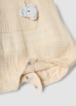 BAIETI - Set Tricou + Sorti Gri/Bej Baieti 0-9 Luni