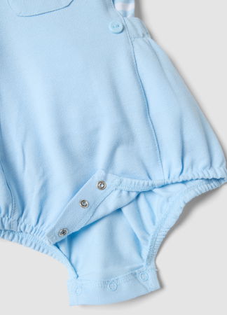 BAIETI - Set Tricou + Sorti Light Blue Baieti 0-9 Luni