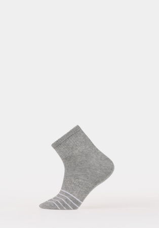 BARBATI - Sosete Gri Deschis Modern Barbati