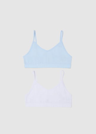 ДЕВОЧКИ - Бюстгальтер Для Девочек White/Lt Blue 10-15 Лет