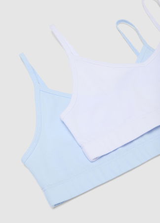 ДЕВОЧКИ - Бюстгальтер Для Девочек White/Lt Blue 10-15 Лет