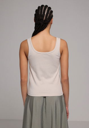 FEMEI - Top Bej Slim Femei