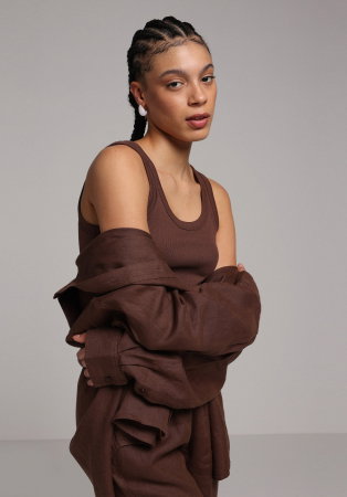 FEMEI - Top Cafeniu  Femei