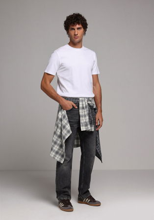 МУЖЧИНЫ - Мужская Футболка Белая 