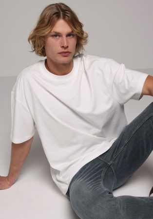BARBATI - Tricou Alb Barbati