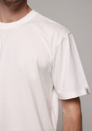 BARBATI - Tricou Alb Comfort Barbati