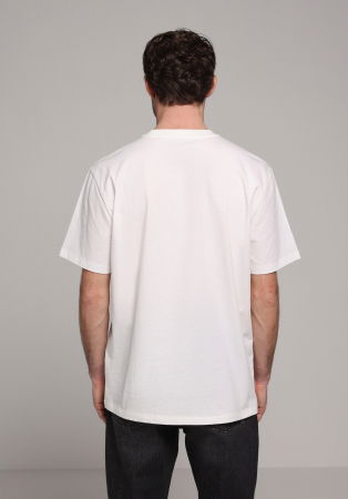 BARBATI - Tricou Alb Comfort Barbati