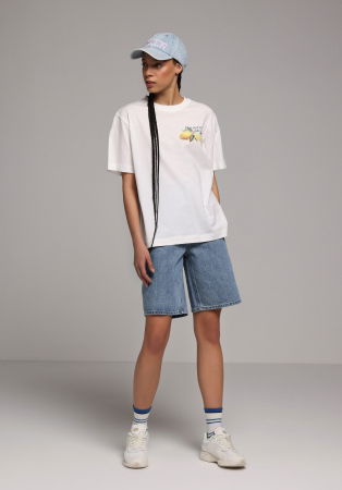 Tricouri si Topuri - Tricou Alb Femei